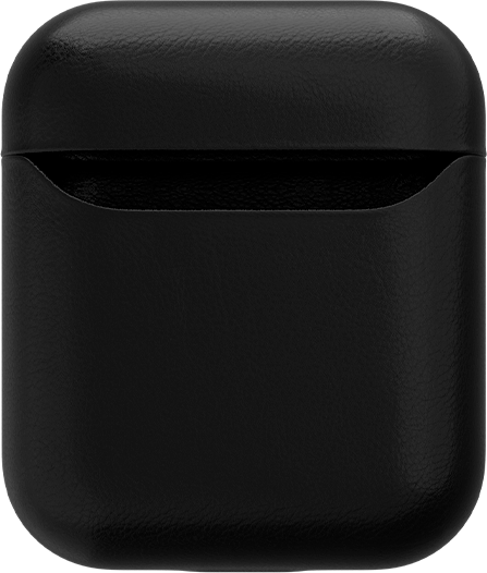 Шкіряний чохол без принту для AirPods 1/2