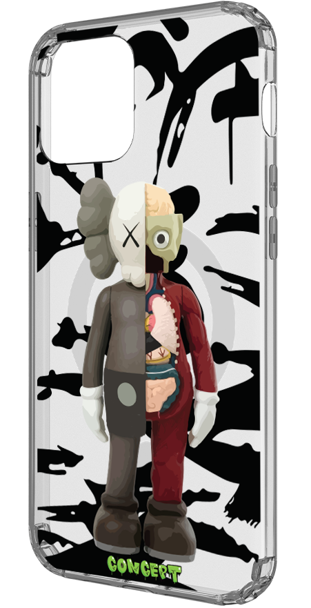 Чохол з принтом Kaws для iPhone 16 | 16 Plus | 16 Pro | 16 Pro Max