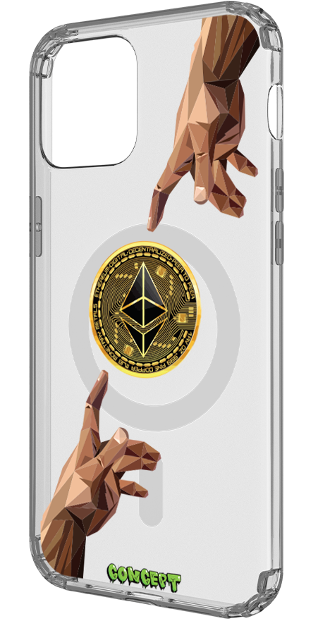 Чохол з принтом Hands Ethereum для iPhone 15 | 15 Plus | 15 Pro | 15 Pro Max