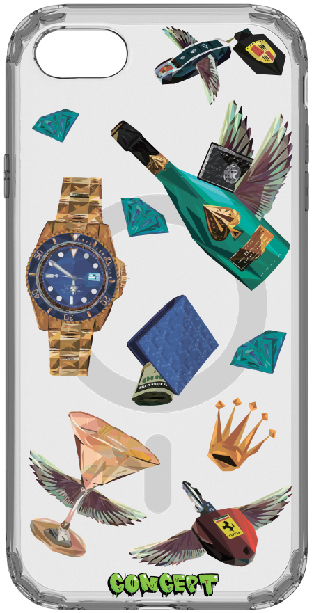 Чохол з принтом Luxury для iPhone 7 Plus | 8 Plus