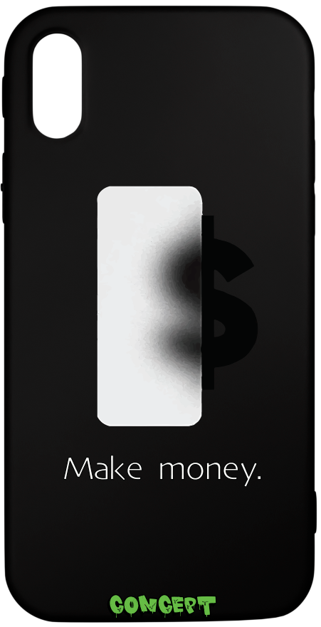Чохол з принтом Make Money для iPhone X | XS | XR | XS Max