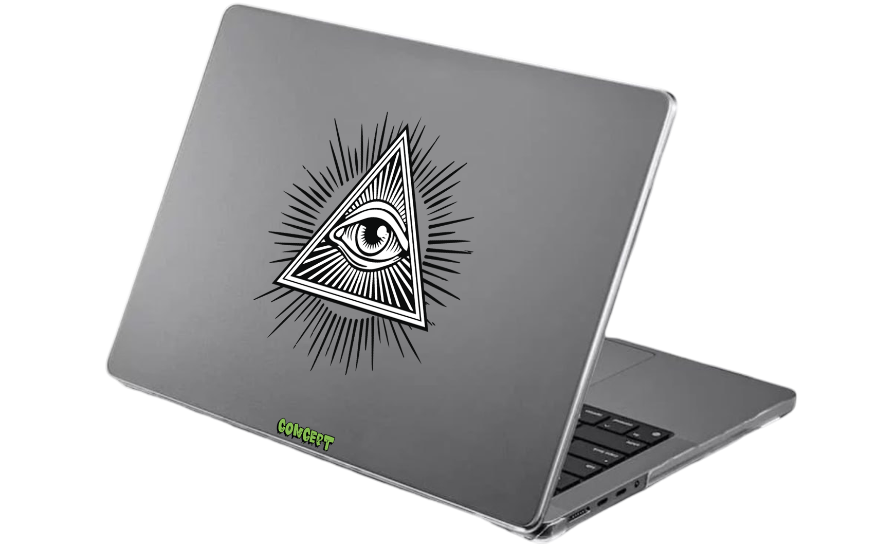 Шкіряний чохол-накладка з принтом Mason Eye для MacBook Pro 15 Retina (2012-2015)