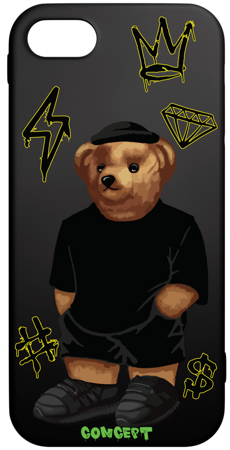 Чохол з принтом Bear Baza для iPhone 7 | 8 | SE 2020 | SE 2022