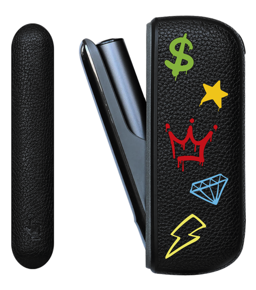 Чохол з боковою панеллю з екошкіри для IQOS ILUMA з принтом Best life