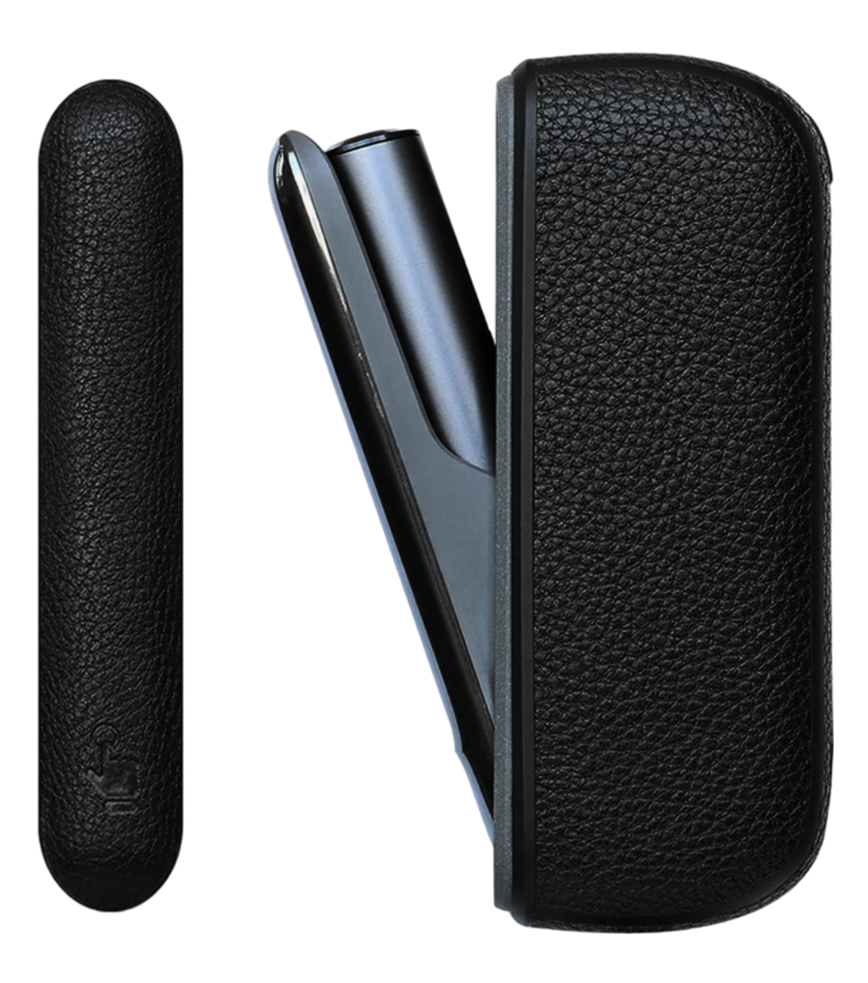 Чохол з боковою панеллю з екошкіри для IQOS ILUMA без принту