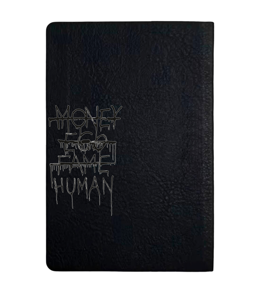 Чохол з боковою панеллю з екошкіри для IQOS ILUMA PRIME з принтом Money Ego Fame Human