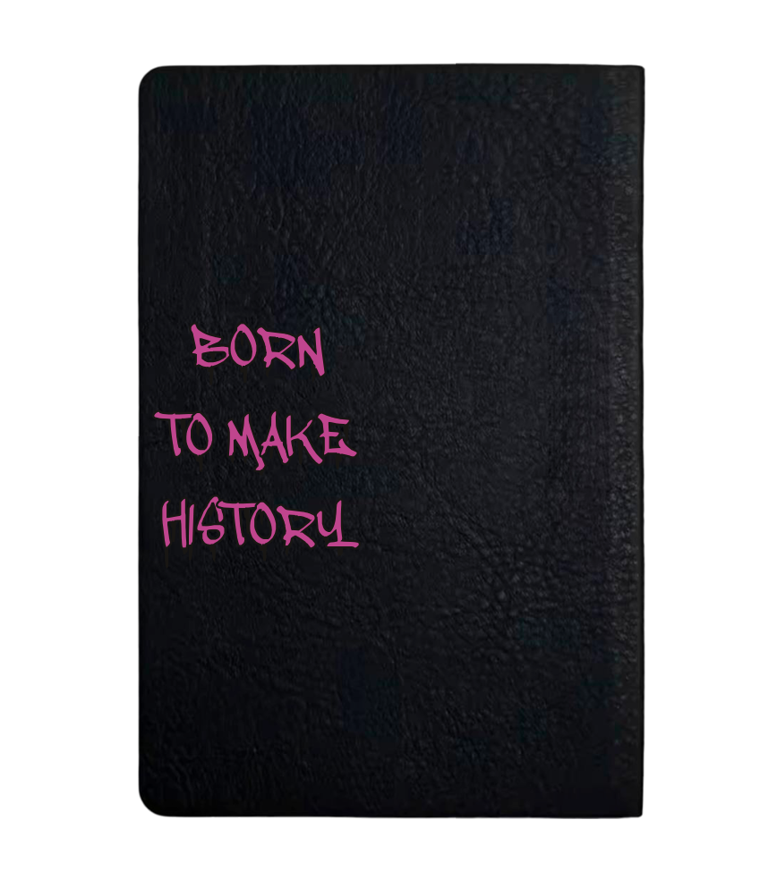 Чохол з боковою панеллю з екошкіри для IQOS ILUMA PRIME з принтом Born to make history (rose)