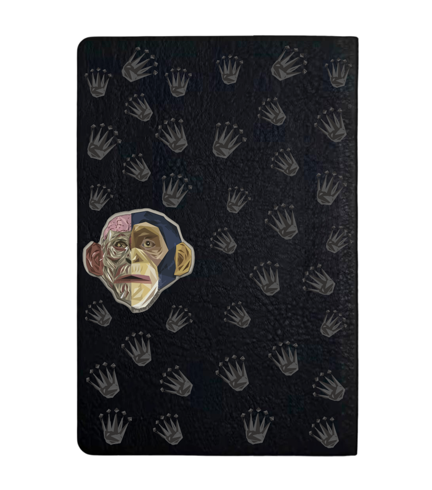 Чохол з боковою панеллю з екошкіри для IQOS ILUMA PRIME з принтом Monkey Skull