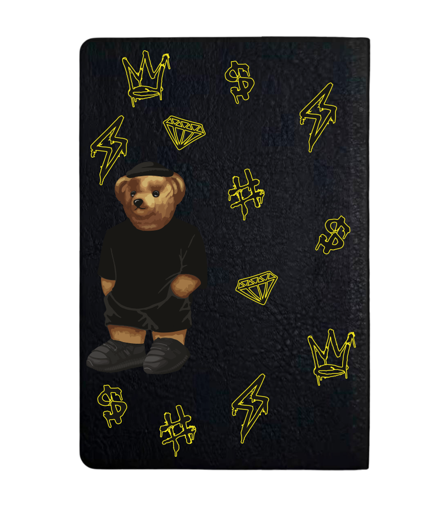 Чохол з боковою панеллю з екошкіри для IQOS ILUMA PRIME з принтом Bear Baza