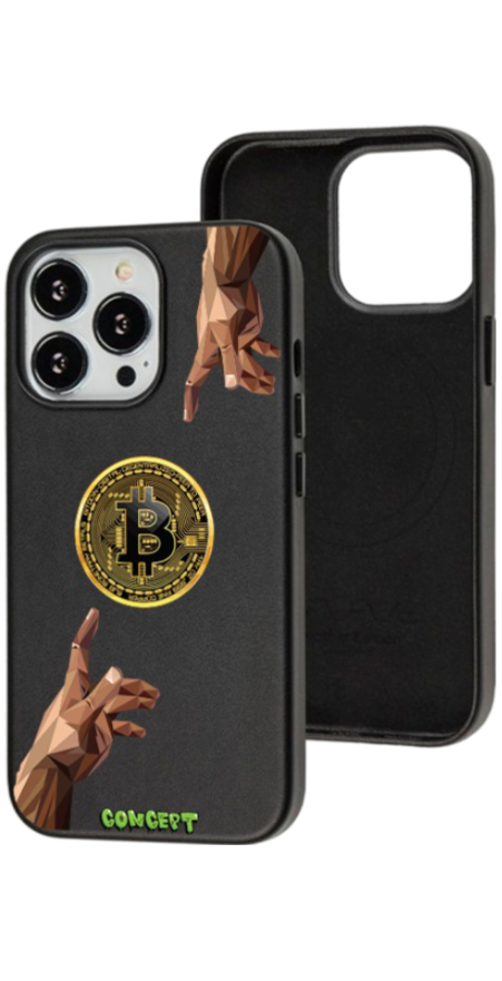 Чохол з принтом Hands Bitcoin для iPhone 13 | 13 Mini | 13 Pro | 13 Pro Max