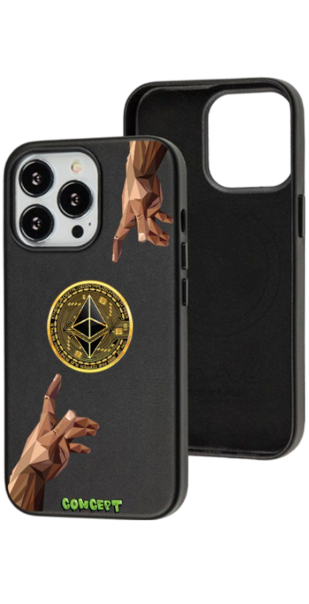 Чохол з принтом Hands Ethereum для iPhone 15 | 15 Plus | 15 Pro | 15 Pro Max