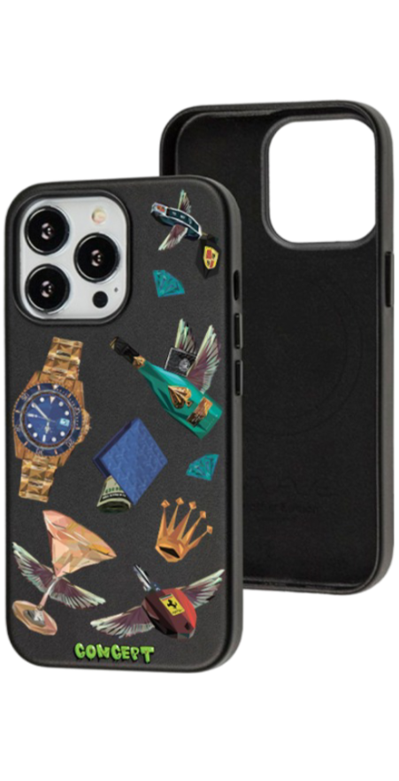 Чохол з принтом Luxury для iPhone 16 | 16 Plus | 16 Pro | 16 Pro Max