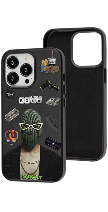 Чохол з принтом Rich risk для iPhone 13 | 13 Mini | 13 Pro | 13 Pro Max