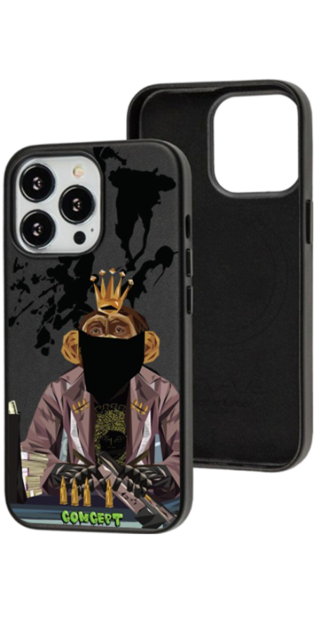 Чохол з принтом Monkey для iPhone 16 | 16 Plus | 16 Pro | 16 Pro Max