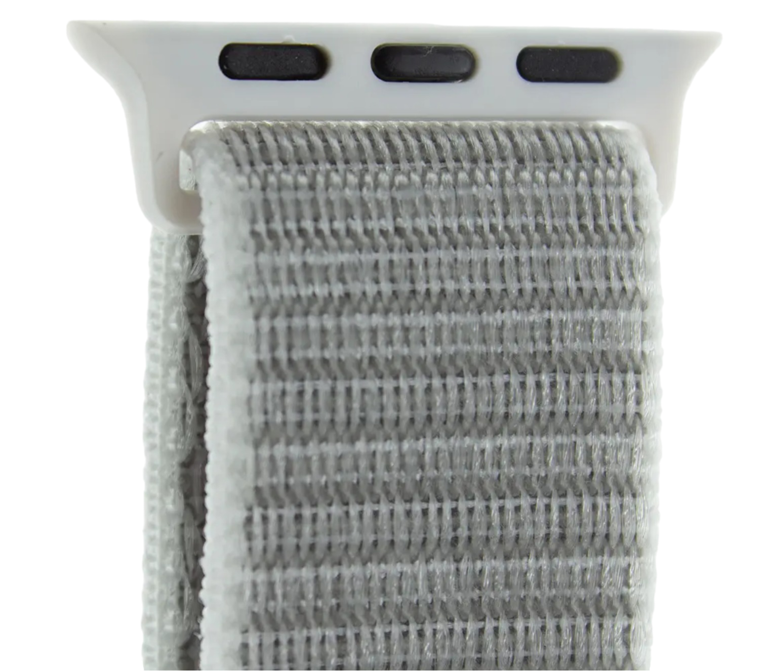 Ремінець Nylon Loop з липучкою для Apple Watch 38|40|41 або 42|44|45|49 mm (White)