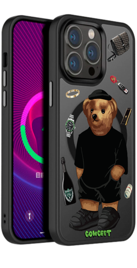Чохол з принтом Bear Tema для iPhone 13 | 13 Mini | 13 Pro | 13 Pro Max