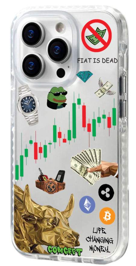 Чохол з принтом Crypto для iPhone 13 | 13 Mini | 13 Pro | 13 Pro Max