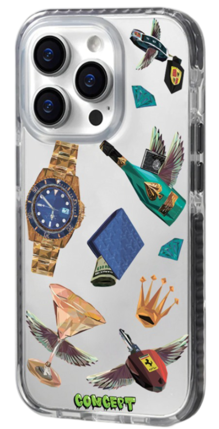 Чохол з принтом Luxury для iPhone 15 | 15 Plus | 15 Pro | 15 Pro Max