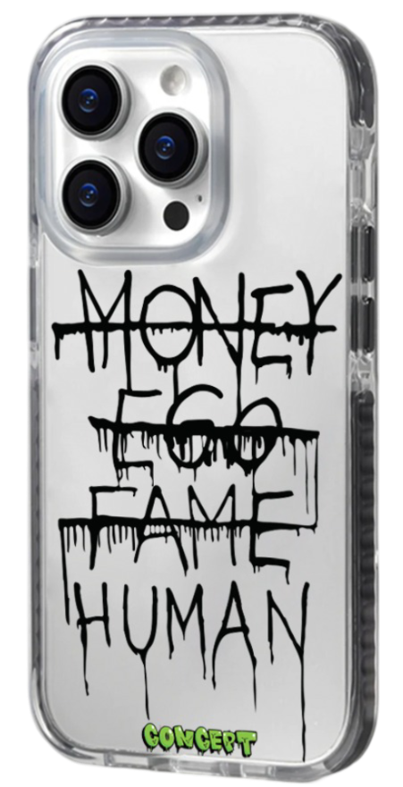 Чохол з принтом Money Ego Fame Human для iPhone 16 | 16 Plus | 16 Pro | 16 Pro Max