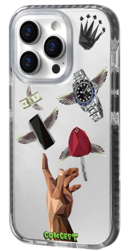 Чохол з принтом Hands Luxury для iPhone 15 | 15 Plus | 15 Pro | 15 Pro Max