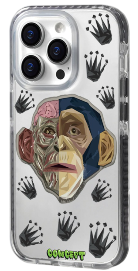 Чохол з принтом Monkey Skull для iPhone 15 | 15 Plus | 15 Pro | 15 Pro Max