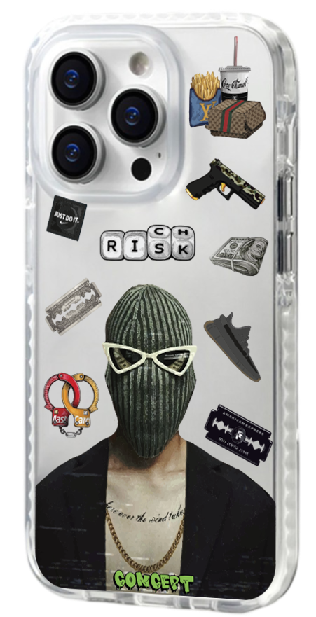 Чохол з принтом Rich risk для iPhone 13 | 13 Mini | 13 Pro | 13 Pro Max