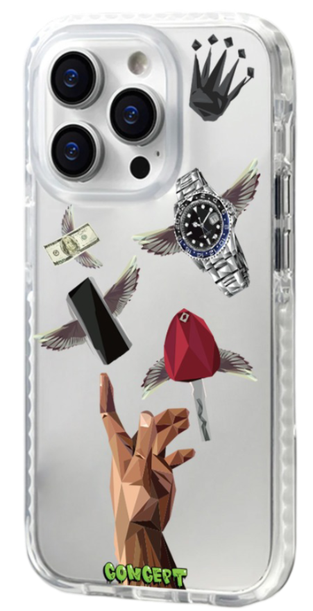 Чохол з принтом Hands Luxury для iPhone 15 | 15 Plus | 15 Pro | 15 Pro Max