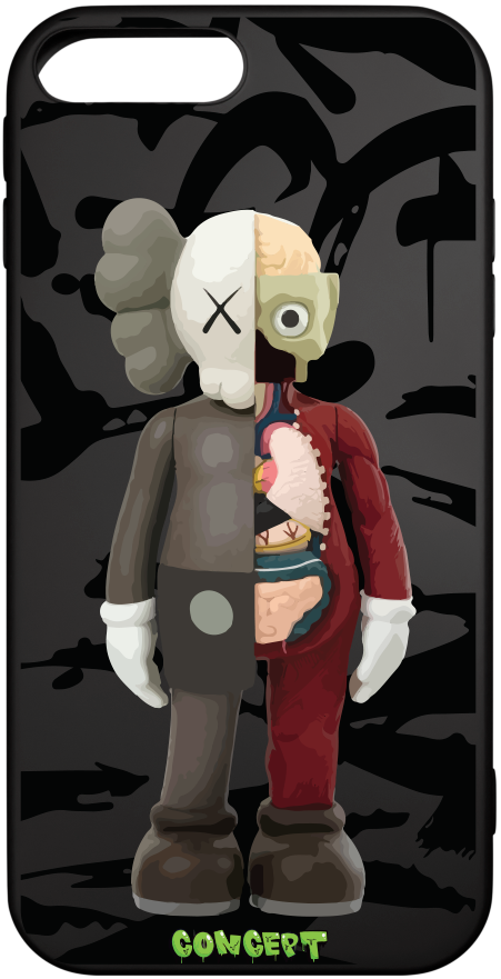 Чохол з принтом Kaws для iPhone 7 Plus | 8 Plus