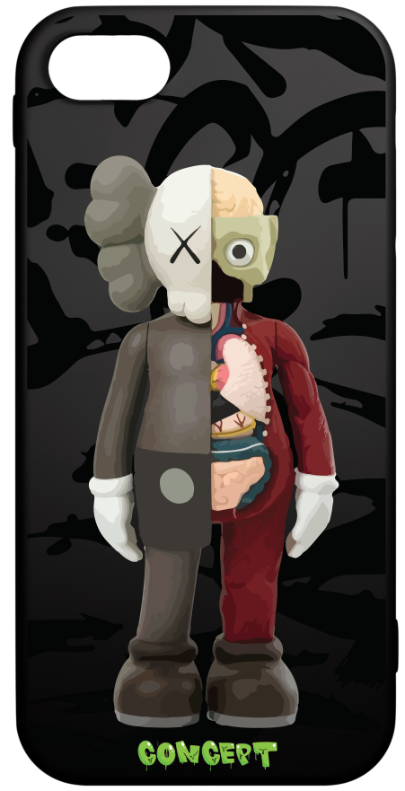 Чохол з принтом Kaws для iPhone 7 | 8 | SE 2020 | SE 2022