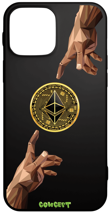 Чохол з принтом Hands Ethereum для iPhone 12 | 12 Mini | 12 Pro | 12 Pro Max
