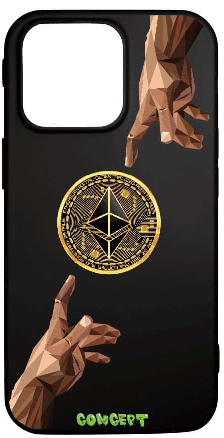 Чохол з принтом Hands Ethereum для iPhone 14 | 14 Plus | 14 Pro | 14 Pro Max