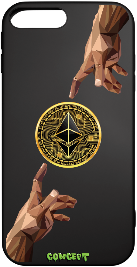 Чохол з принтом Hands Ethereum для iPhone 7 Plus | 8 Plus