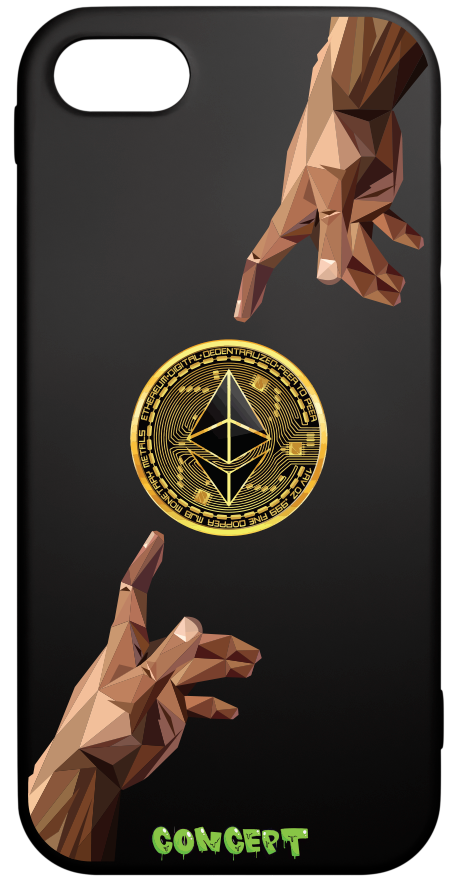 Чохол з принтом Hands Ethereum для iPhone 7 | 8 | SE 2020 | SE 2022