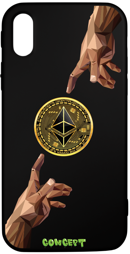 Чохол з принтом Hands Ethereum для iPhone X | XS | XR | XS Max