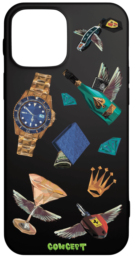 Чохол з принтом Luxury для iPhone 12 | 12 Mini | 12 Pro | 12 Pro Max