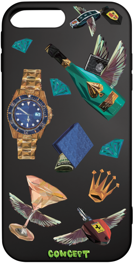 Чохол з принтом Luxury для iPhone 7 Plus | 8 Plus