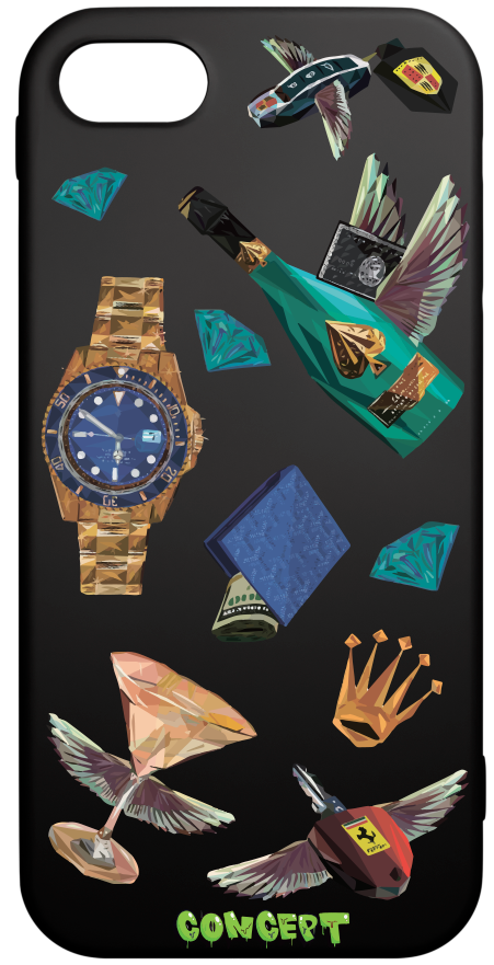 Чохол з принтом Luxury для iPhone 7 | 8 | SE 2020 | SE 2022