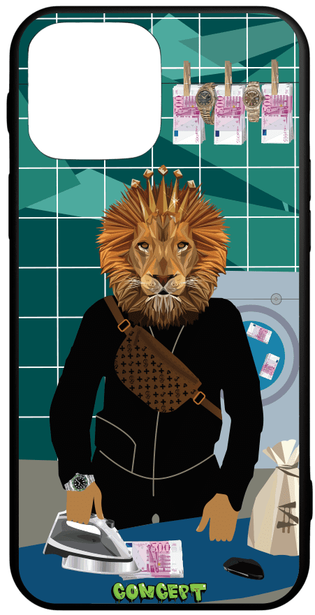 Чохол з принтом Money Laundering для iPhone 12 | 12 Mini | 12 Pro | 12 Pro Max