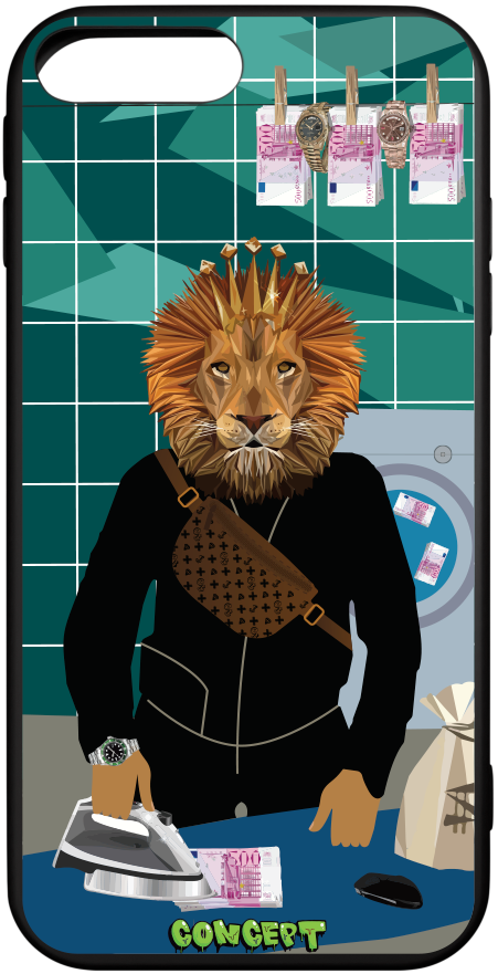 Чохол з принтом Money Laundering для iPhone 7 Plus | 8 Plus