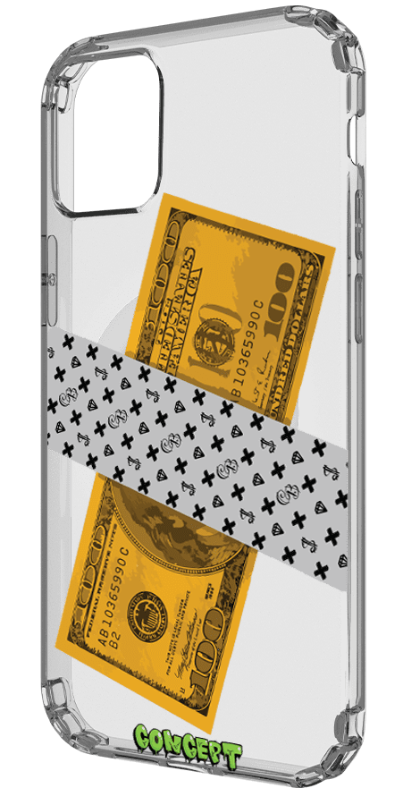 Чохол з принтом Gold Dollar для iPhone 13 | 13 Mini | 13 Pro | 13 Pro Max
