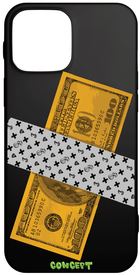 Чохол з принтом Gold Dollar для iPhone 12 | 12 Mini | 12 Pro | 12 Pro Max