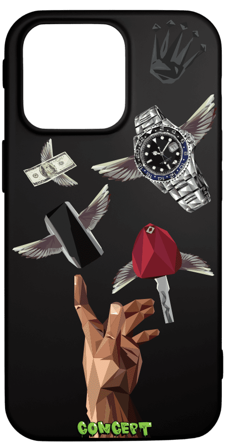 Чохол з принтом Hands Luxury для iPhone 14 | 14 Plus | 14 Pro | 14 Pro Max