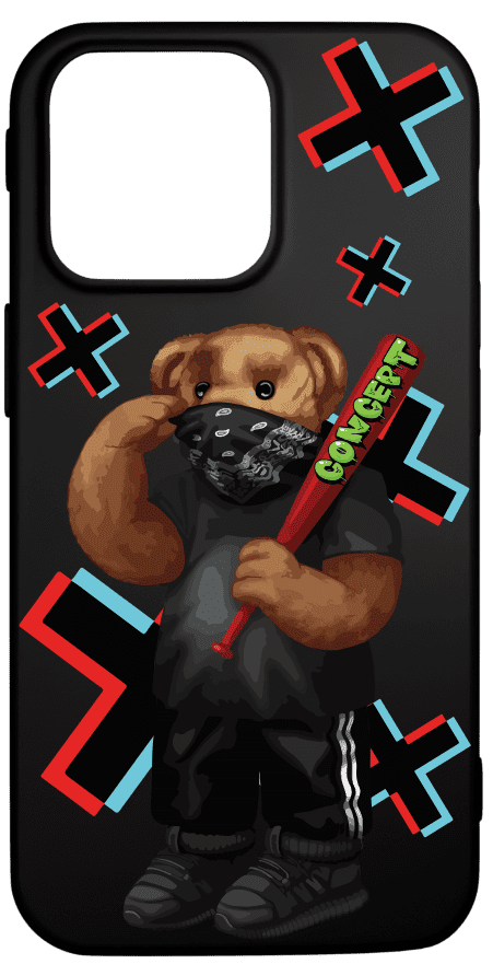 Чохол з принтом Bear Concept для iPhone 14 | 14 Plus | 14 Pro | 14 Pro Max