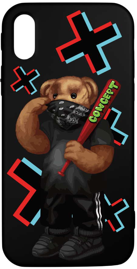 Чохол з принтом Bear Concept для iPhone X | XS | XR | XS Max