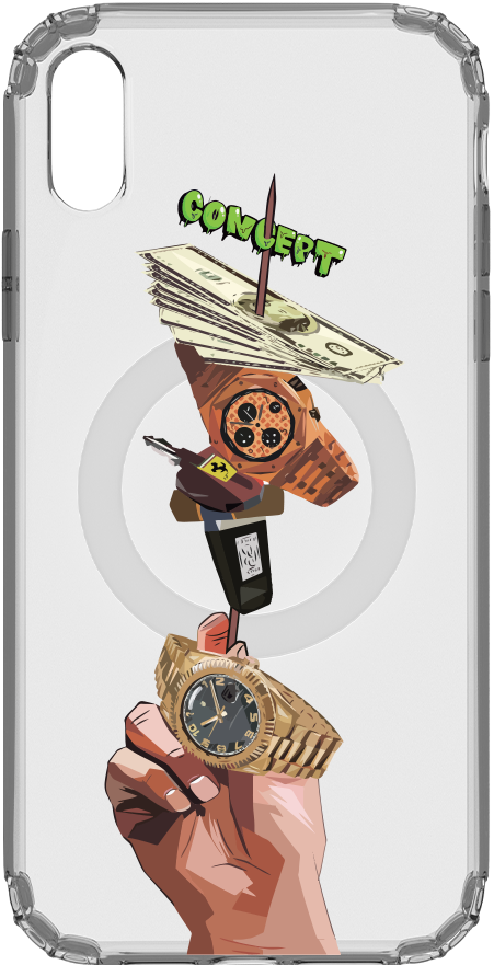 Чохол з принтом Kebab для iPhone X | XS | XR | XS Max