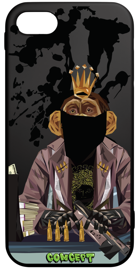 Чохол з принтом Monkey для iPhone 7 | 8 | SE 2020 | SE 2022