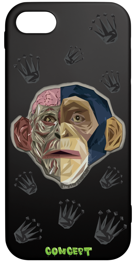 Чохол з принтом Monkey Skull для iPhone 7 | 8 | SE 2020 | SE 2022