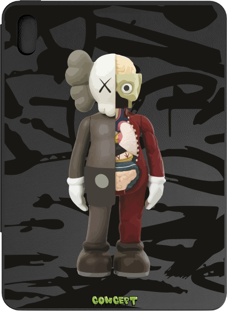 Чохол-книжка Smart Case з принтом Kaws для iPad 10.2 (2021)