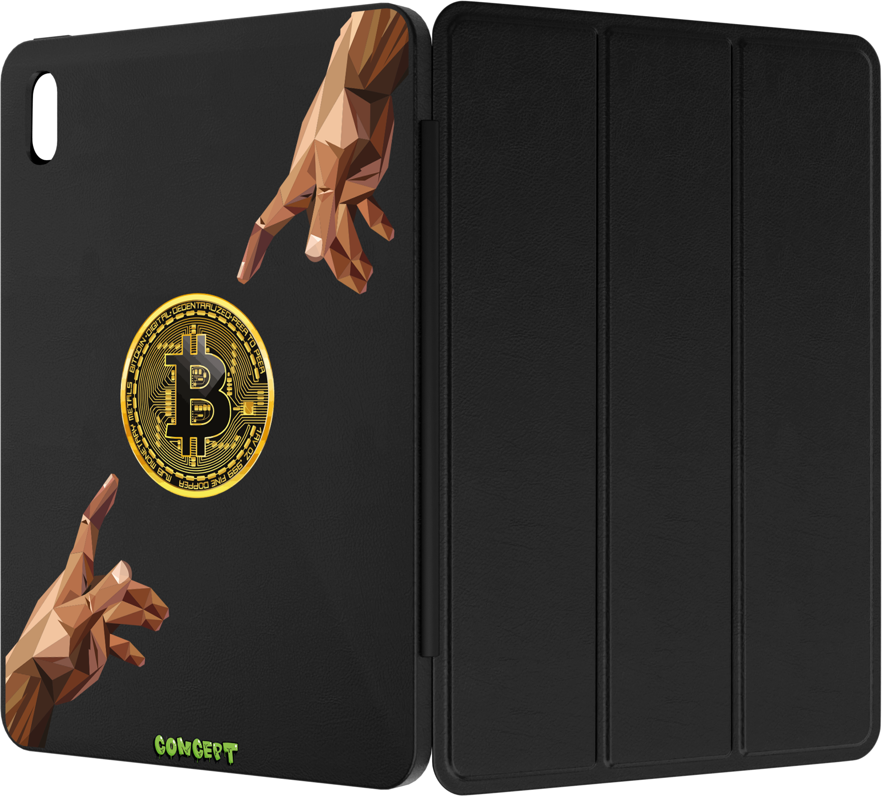 Чохол-книжка Smart Case з принтом Hands Bitcoin для iPad Pro 11 (2018)