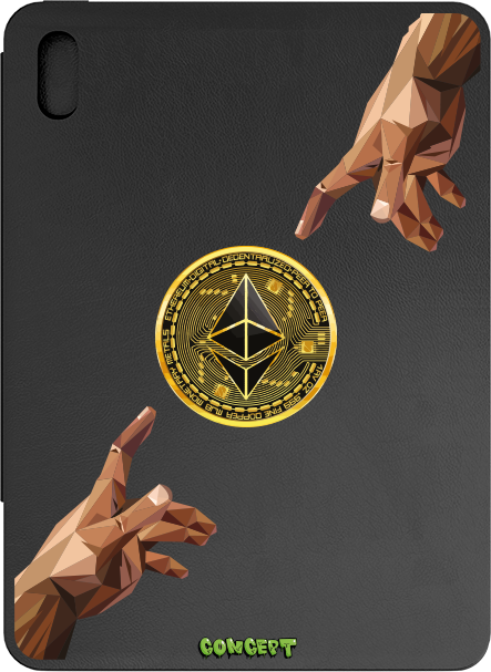 Чохол-книжка Smart Case з принтом Hands Ethereum для iPad Pro 12.9 (2020 | 2021 | 2022 M1 M2)